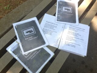 Ulična intervencija: Kosovelova beseda v razmislek in navdih