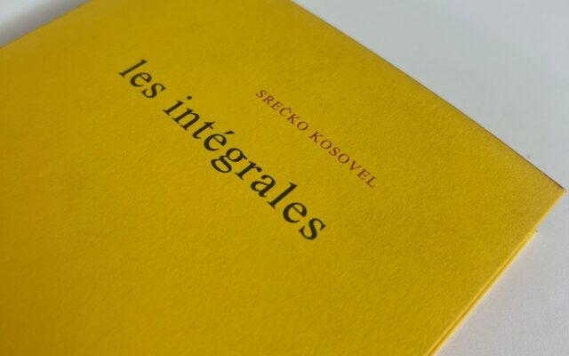 Rumena naslovnica knjige Les Integrales.